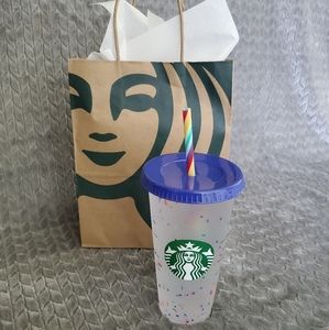 STARBUCKS Pride Confetti Color Changing Cup